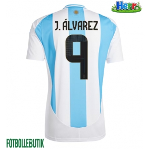 Argentina Julian Alvarez #9 Hemmatröja Copa America 2024 Kortärmad